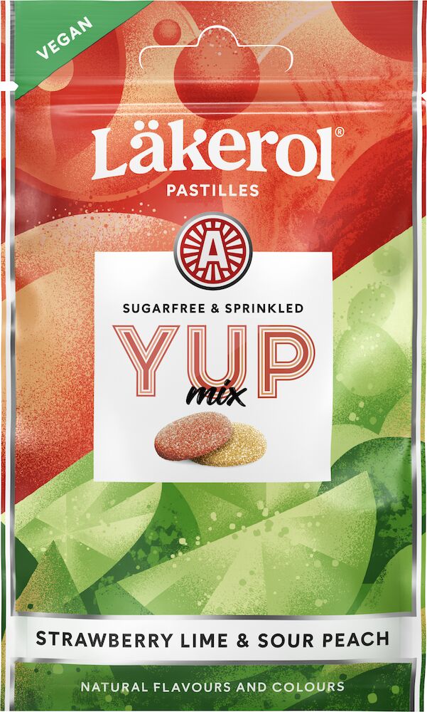 YUP Sprinkled Strawberry Lime & Sour Peach 30g