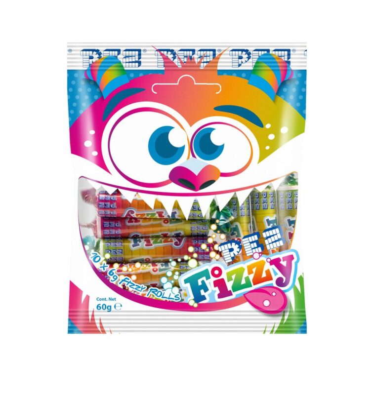 PEZ Fizzy Rolls Bag 60g