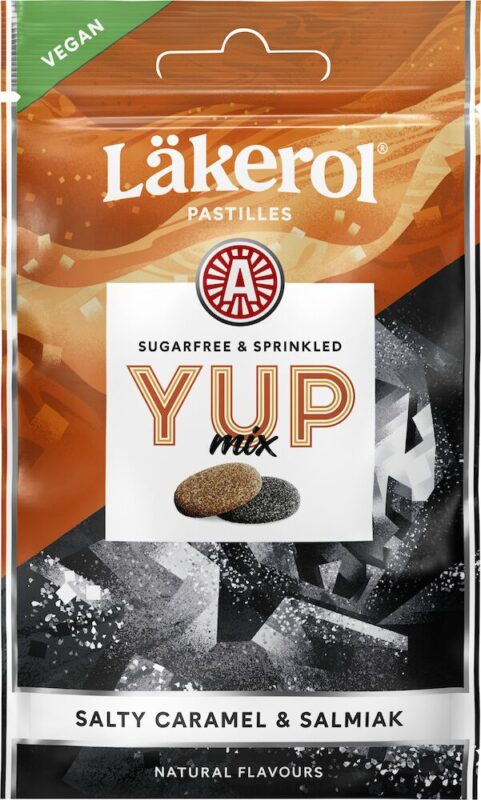 Läkerol YUP Sprinkled Salty Caramel & Salmiak 30g