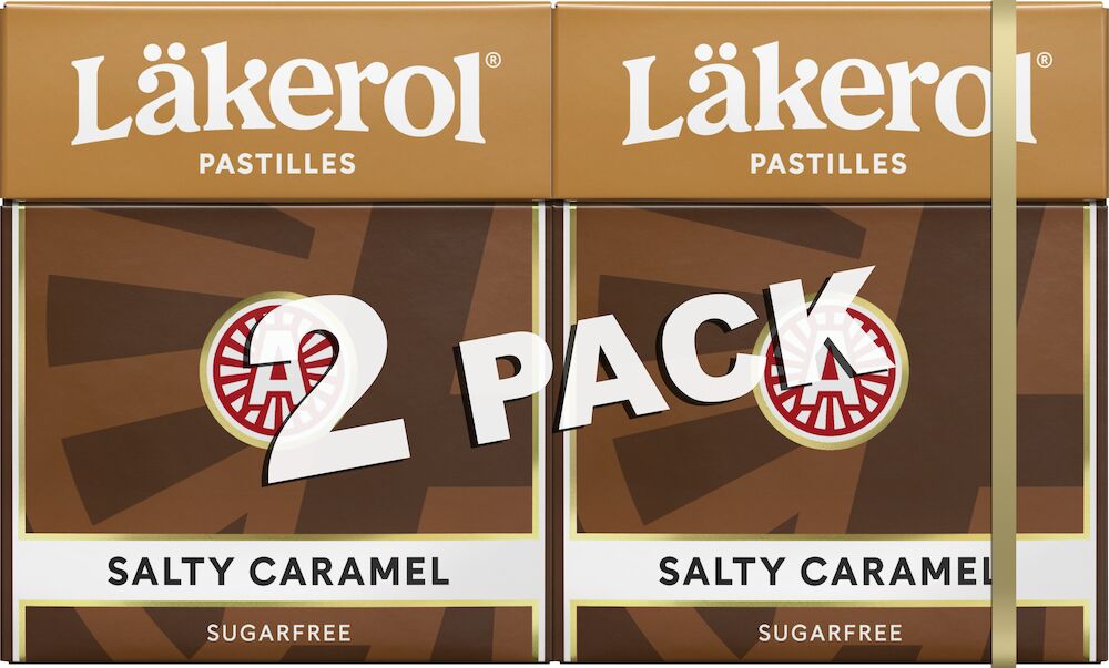 Läkerol Classic Salty Caramel 2pk 50g