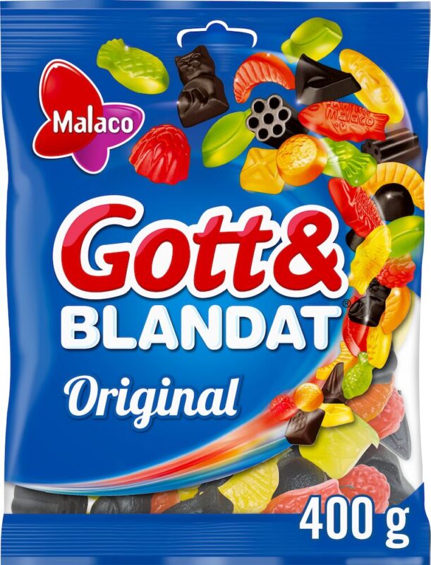 Malaco Godt & Blandet Original 400g