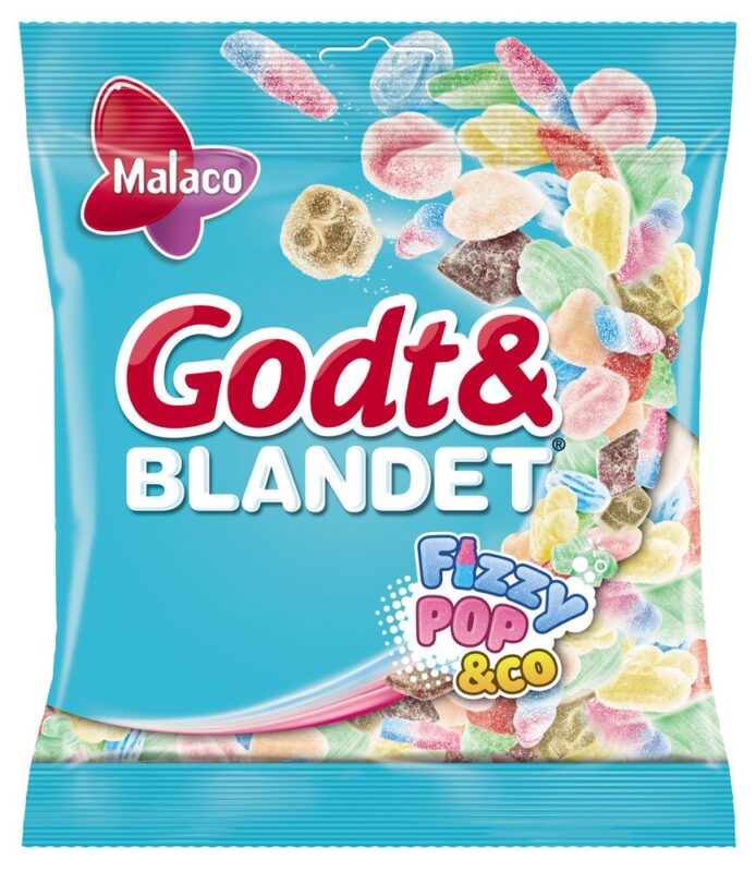 Malaco Godt&blandet Fizzy POP&Co 170g