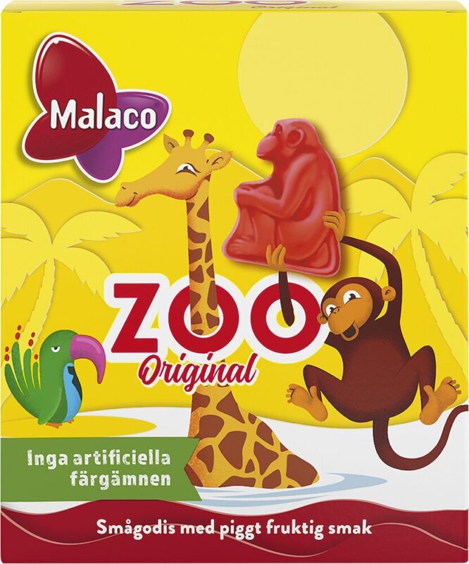 Malaco Zoo Fruktpastill 20g