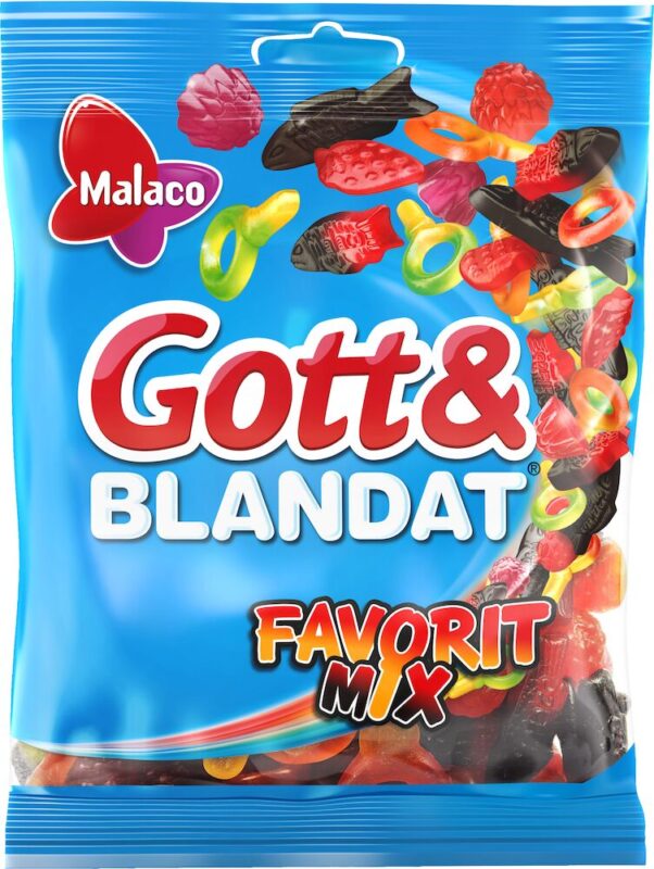 Malaco Godt &Blandet  Favoritmix 450g
